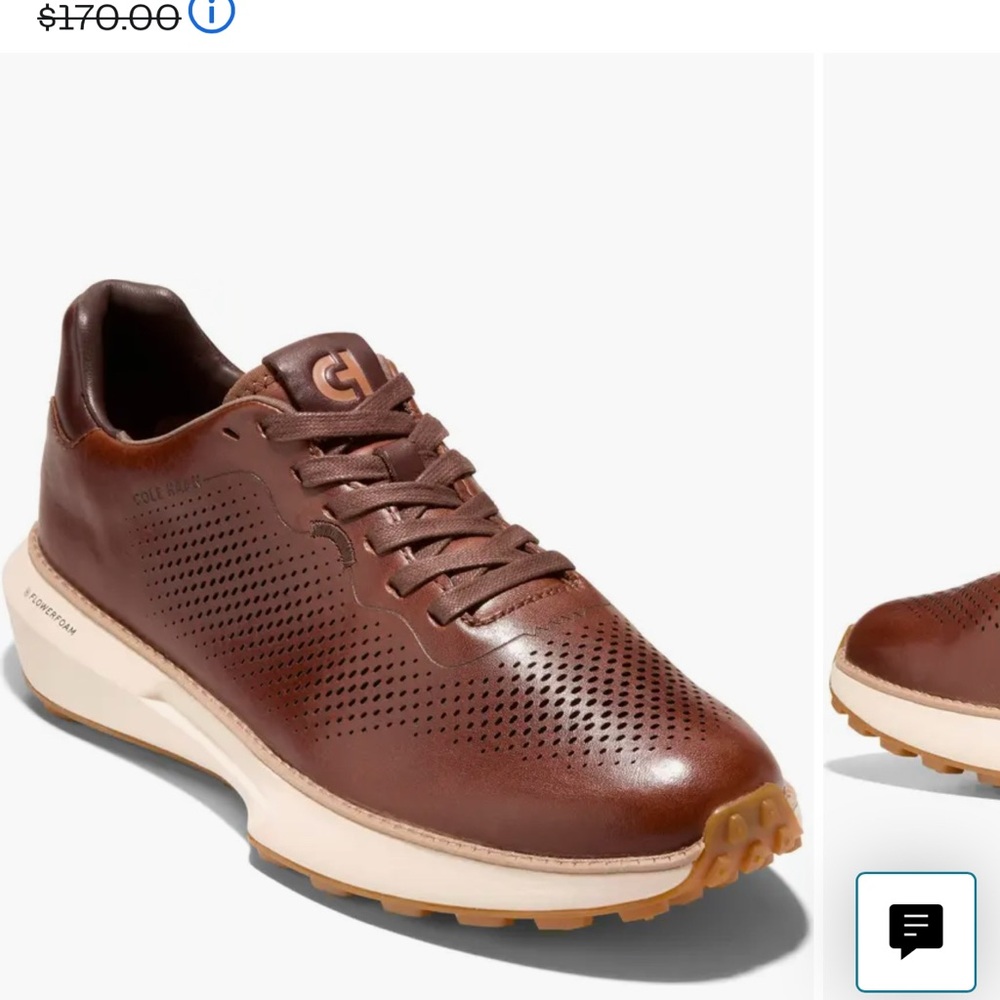 Cole Haan Men's Ashland Laser Peforated Sneaker NIB
